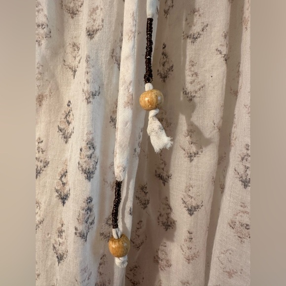 FREE PEOPLE S Intimately Cotton Wide Leg PJ Pant BAGGY Feather Weight POCKETS - Picture 8 of 16